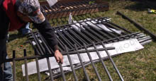 Unpacking Aluminum Fence Supplies for Installtion
