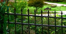 Charlemagne Aluminum Residential Fencing With Decorative Historic Fleur de Lis Finials