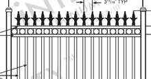 Providence Aluminum Fences and Gates Schematics