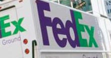 FedEx Delivery Truck Shipping Integrity Aluminum Fence Panels That Are Unassembled