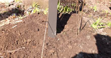 Digging Aluminum Posts To Attach Fence Panels and Gates