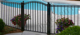 Boca Grande Pool-Safe Aluminum Gate