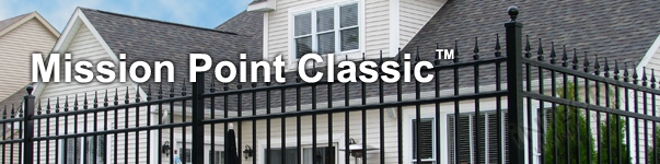 Mission Point Ornamental Residential Fence With Finials