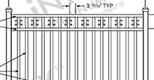 Amarillo Aluminum Fences and Gates Schematics