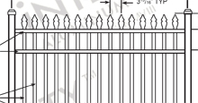 Bella Vista Aluminum Fences and Gates Schematics