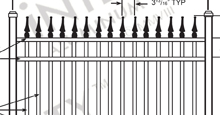 Mission Point Aluminum Fences and Gates Schematics