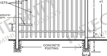 Ultimate Grade Commercial Aluminum Fences and Gates