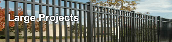 San Marino Aluminum Fence Panels With Aluminum Line Posts