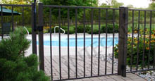 4' Wide Custom Aluminum Single Gate