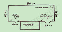 Sample Drawing Of Aluminum Fence Panel Layout For Installation